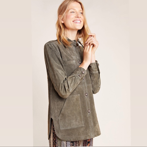**SOLD** Anthropologie Suede Jacket - Picture 2 of 9